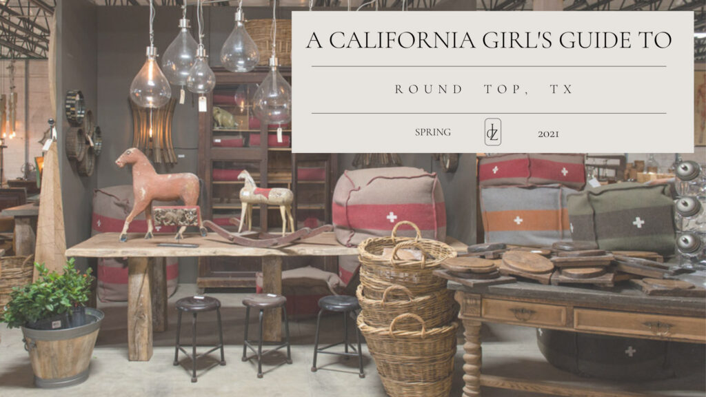 A california girl s guide to round top tx 1