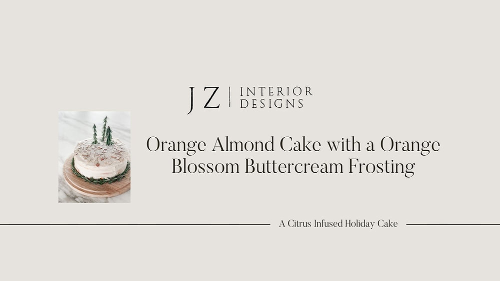A citrus infused holiday cake